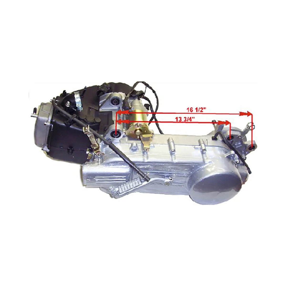 GY6 150cc long case CVT automatic scooter engine